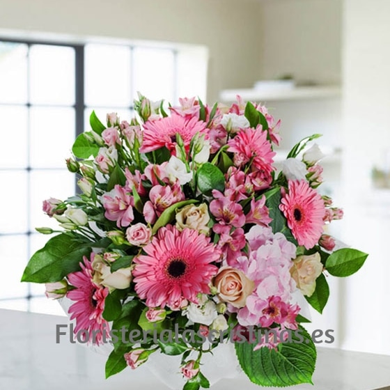 Ramo Flores tonos Rosados